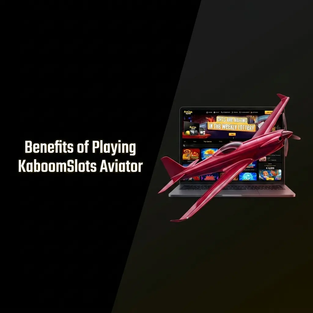 Benefits of playing KaboomSlots Aviator including fast rounds, auto features, low stakes from £0.10, and 97% RTP