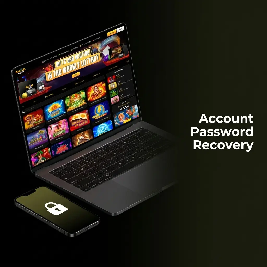 Step-by-step account password recovery guide showing how to reset a forgotten password via email or mobile number