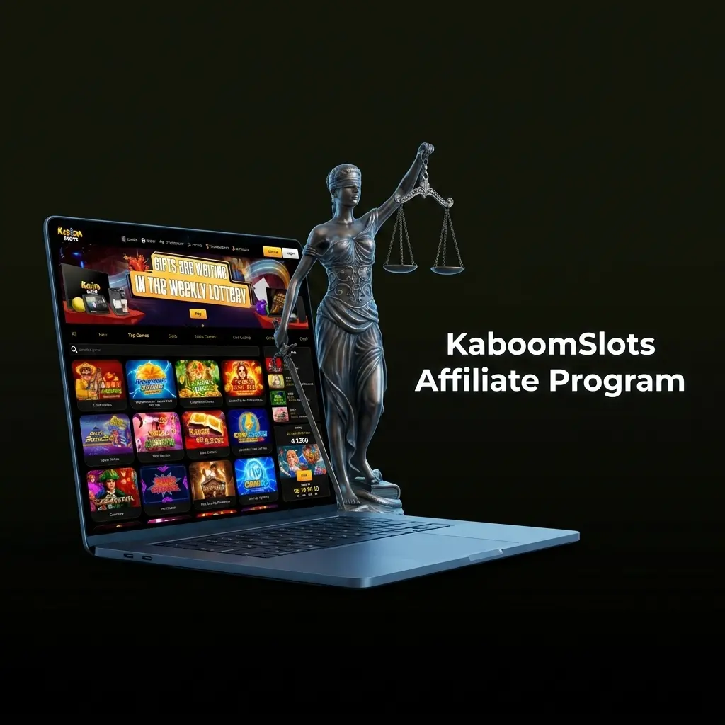 KaboomSlots affiliate programme offering revenue share, transparent reporting, timely payments and dedicated manager support for partners.