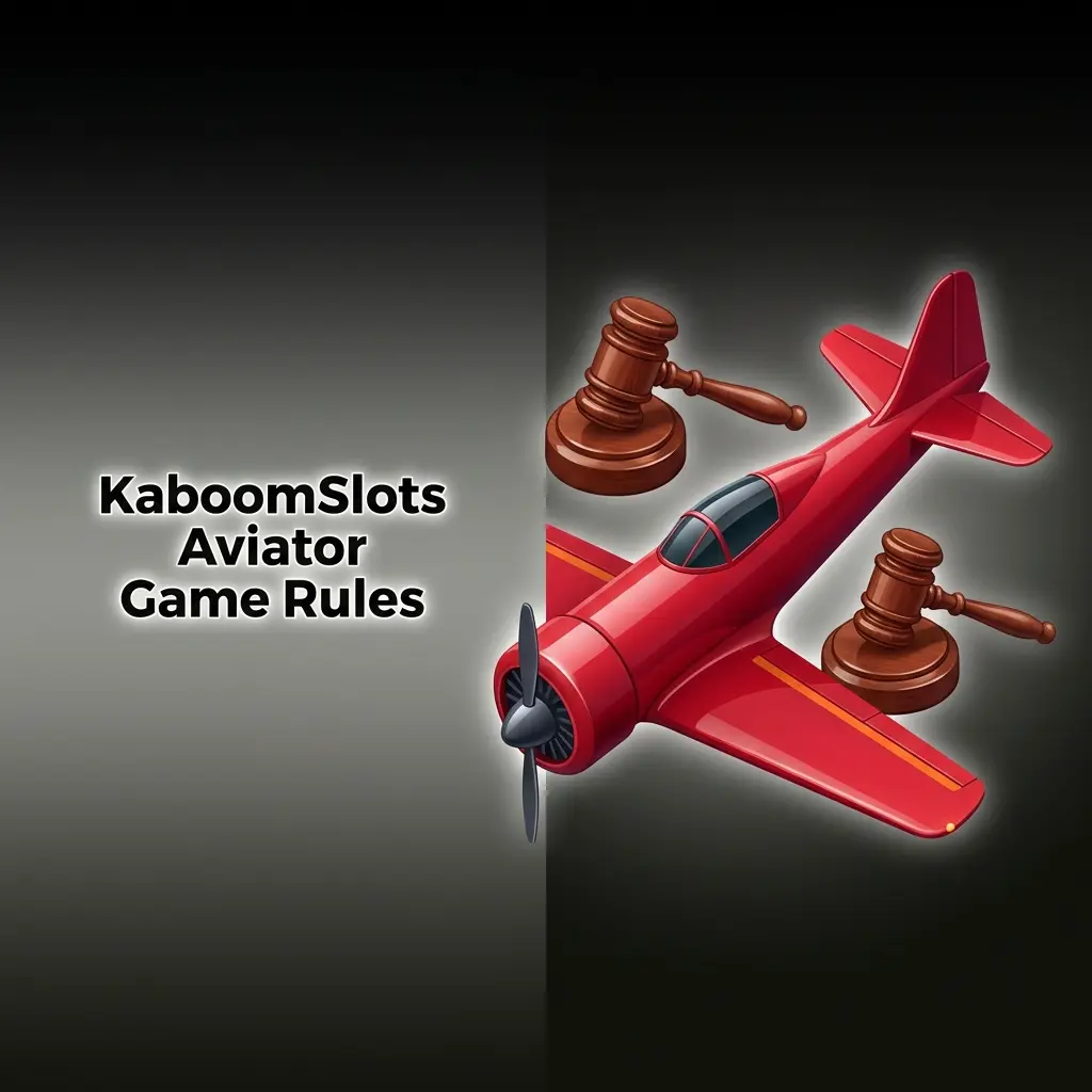 Red airplane climbing in KaboomSlots Aviator crash game showing rising multiplier and cash out mechanics from £0.10