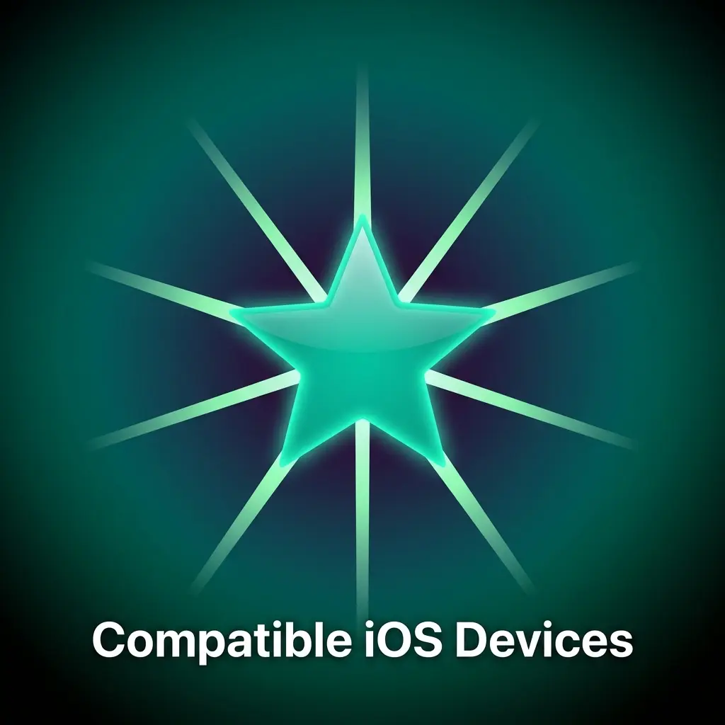 List of compatible iOS devices for PWA including iPhone 12 to 15 series, iPhone SE, XR, XS, and select iPad models