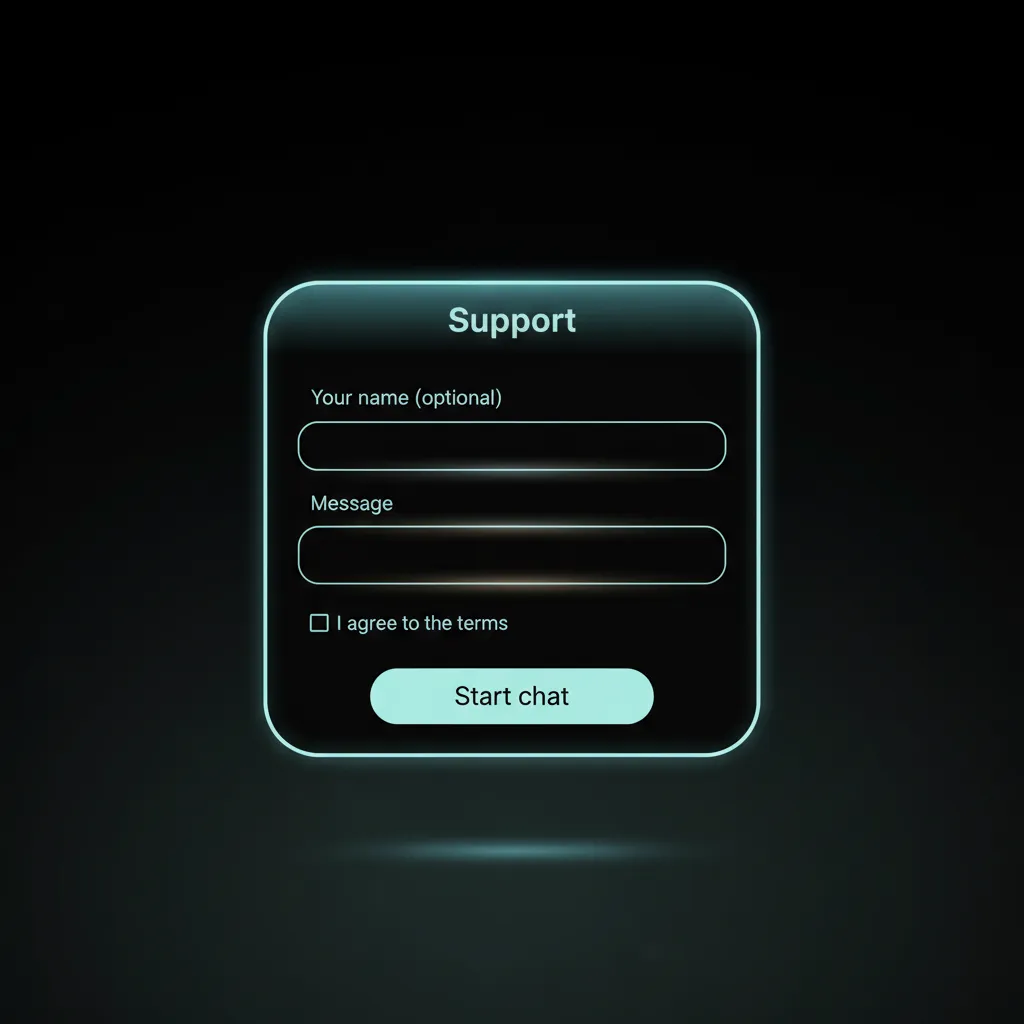 24/7 customer support: live chat, email, in‑account messaging, Help/FAQs; links in footer and account panel.