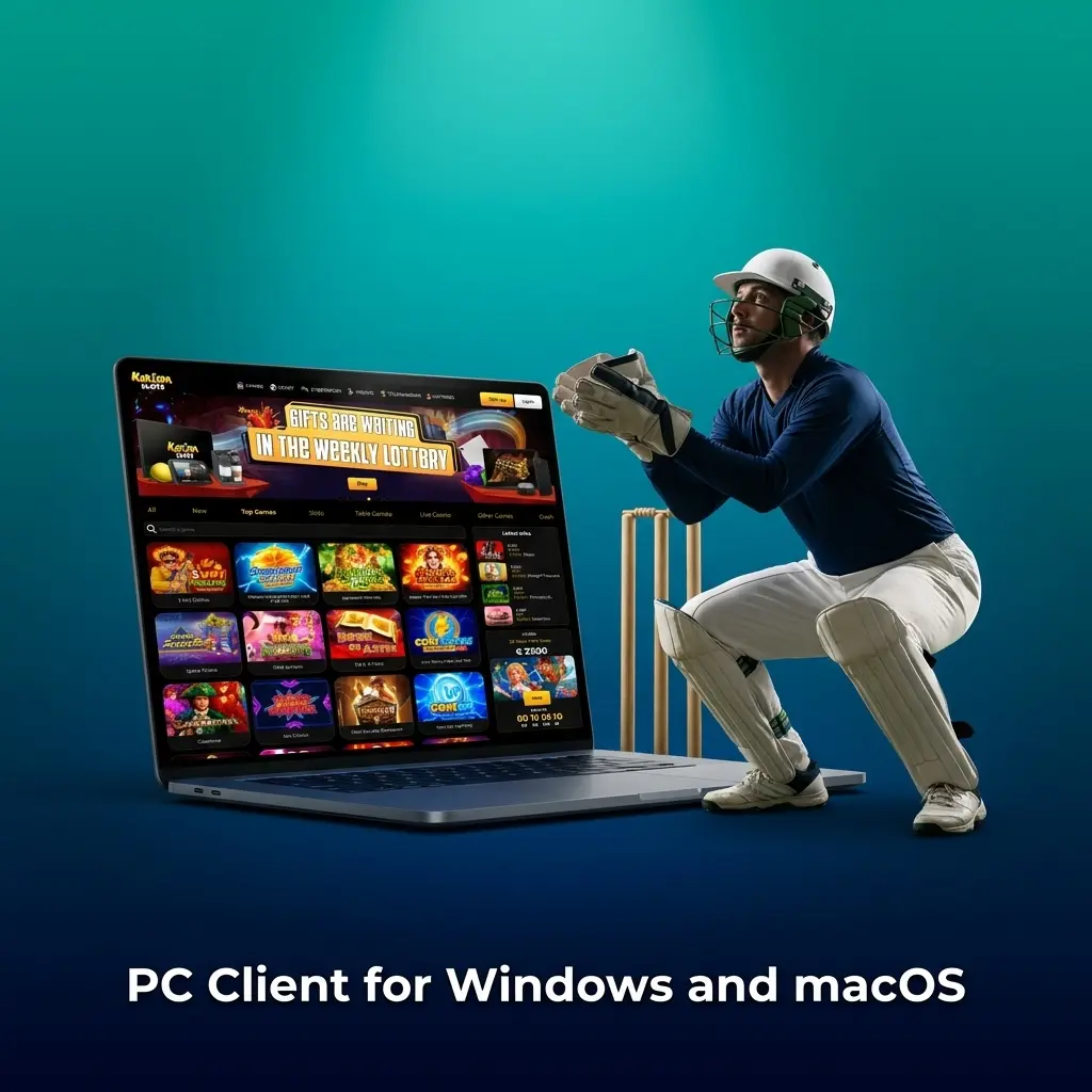 KaboomSlots casino website accessible on Windows and macOS browsers without a standalone desktop client required