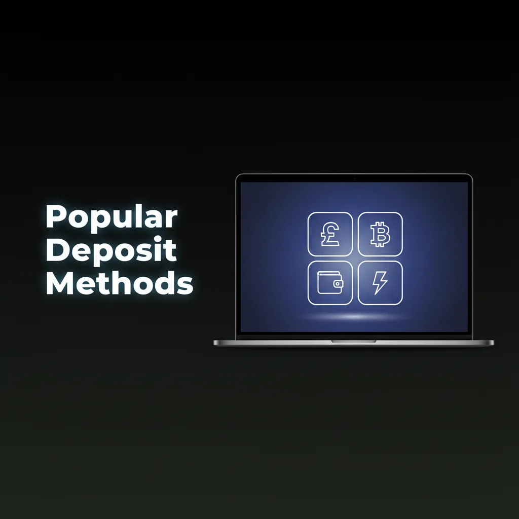 Popular UK deposit methods: Visa Debit, Mastercard Debit, Bitcoin, Ethereum; focus on speed, security, and flexibility.
