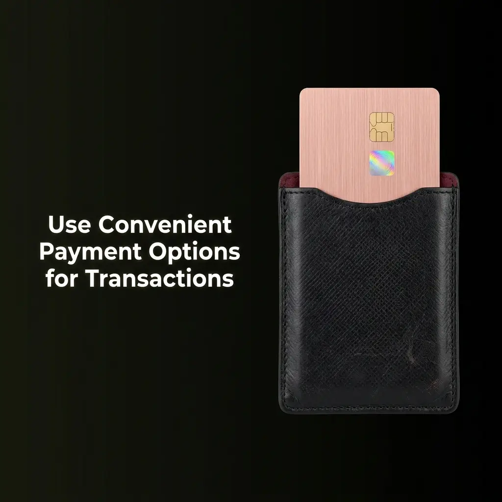 Secure payment options including Visa Debit, Mastercard Debit, and Cryptocurrency for convenient encrypted transactions