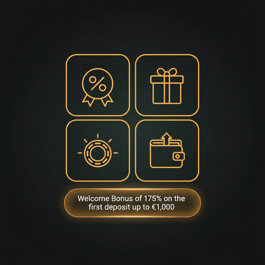 Welcome Bonus: 175% match up to €1,000 on first deposit for new UK players. Min €20, 35x wagering.