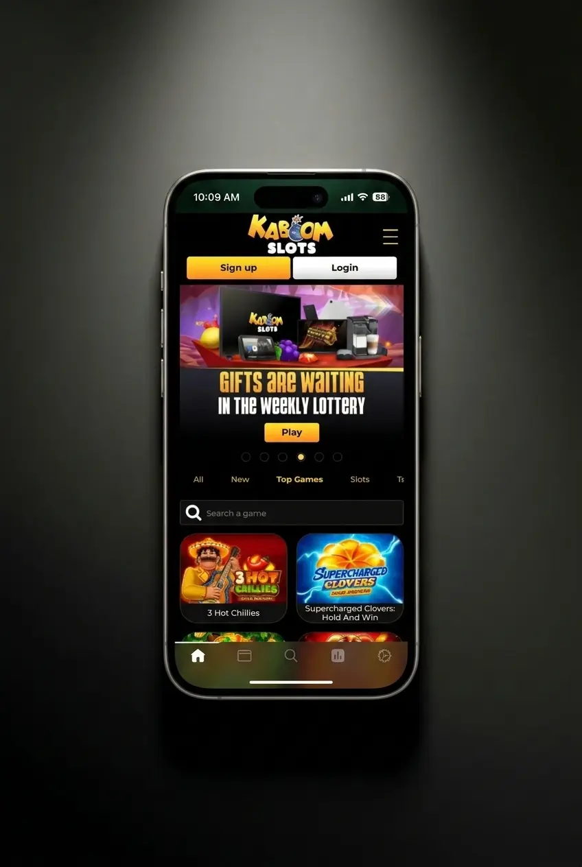 KaboomSlots withdrawal steps: sign in, go to Cashier, choose method, enter £10–£20,000, verify KYC, submit request