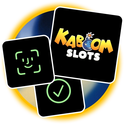 Log in quickly using biometric authentication on KaboomSlots official.