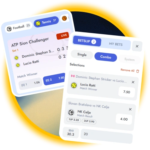 Place fast sports bets using the KaboomSlots official app.