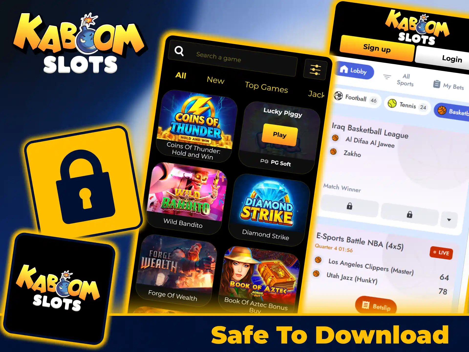 Download verified and safe mobile files from KaboomSlots official.