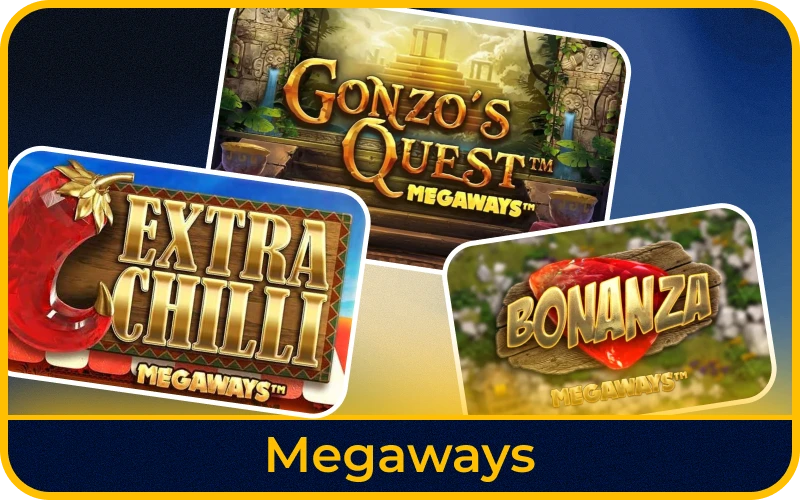 Spin dynamic Megaways slot reels at KaboomSlots official UK casino.