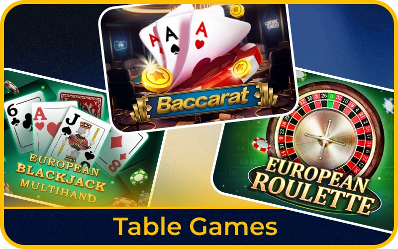 Play classic RNG table games at KaboomSlots official UK casino.