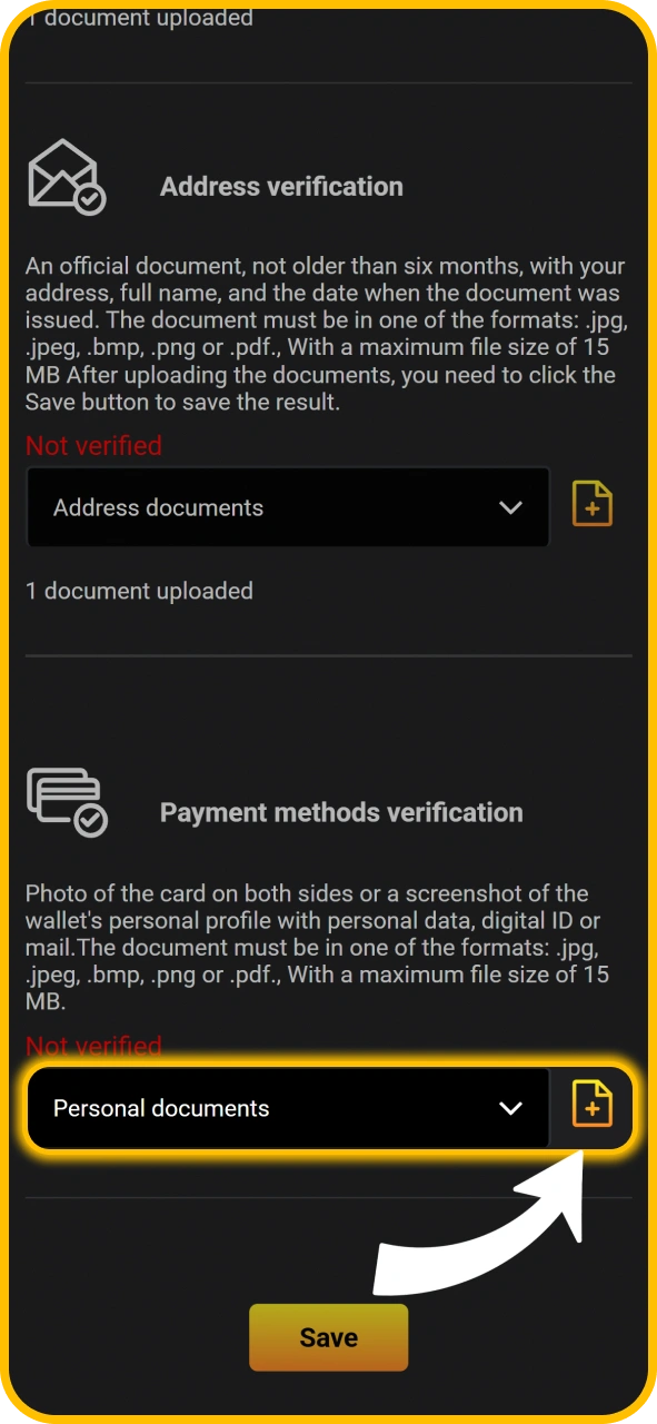 Submit source of funds proof to KaboomSlots official support team.