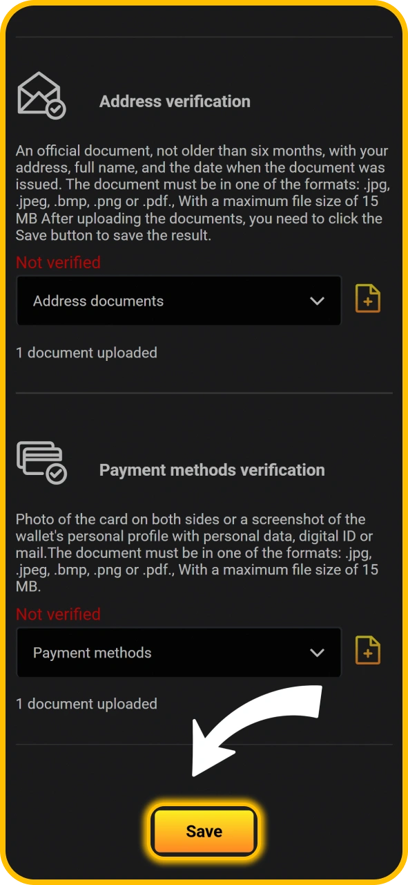 Receive account verification approval notice from KaboomSlots official support team.