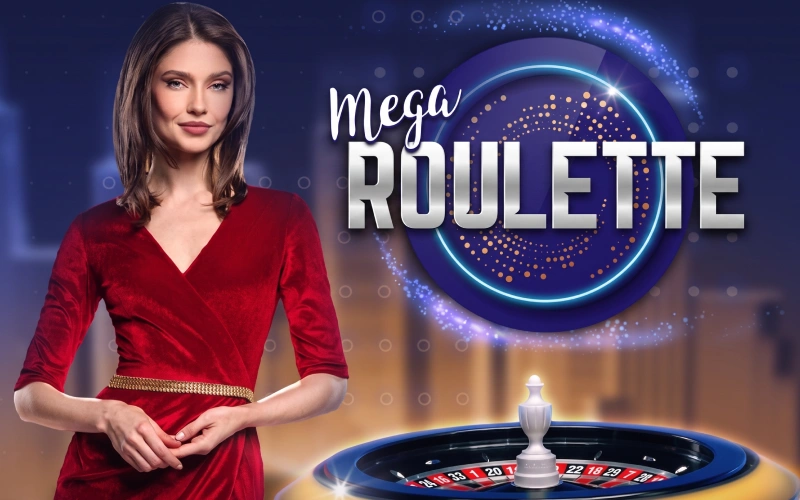 Play Mega Roulette live dealer tables on KaboomSlots official.