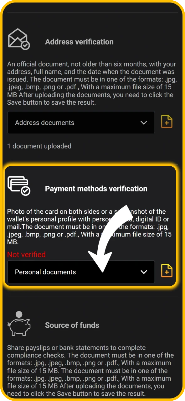 Verify your personal payment method on KaboomSlots official platform.