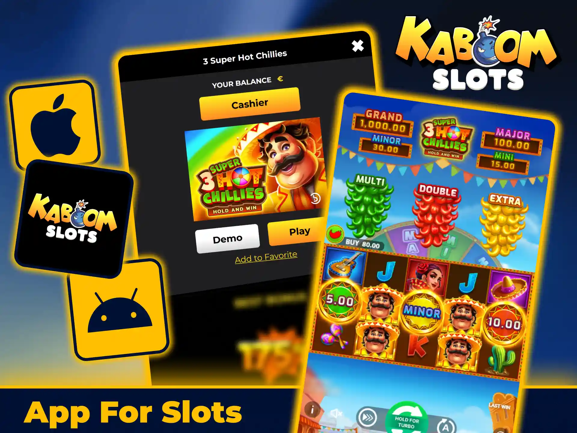 Explore various types of slot games on KaboomSlots official.