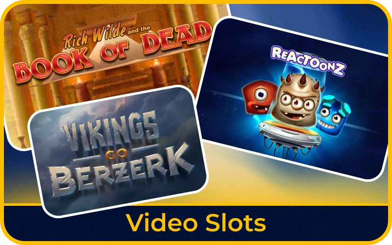 Enjoy feature rich video slot games on KaboomSlots official.